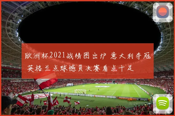 欧洲杯2021战绩图出炉 意大利夺冠 英格兰点球憾负决赛看点十足